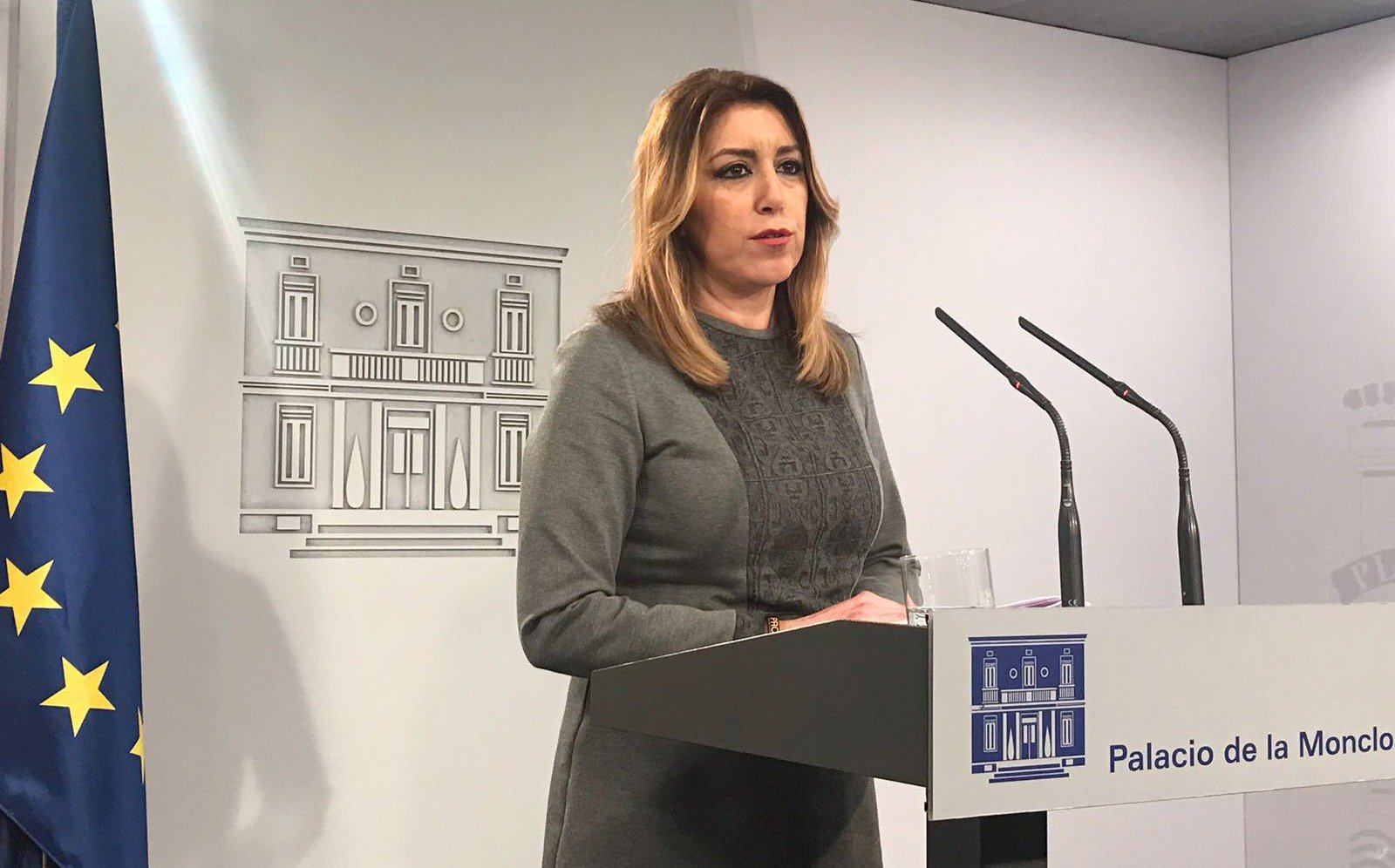 Susana Díaz rueda prensa Palacio Moncloa