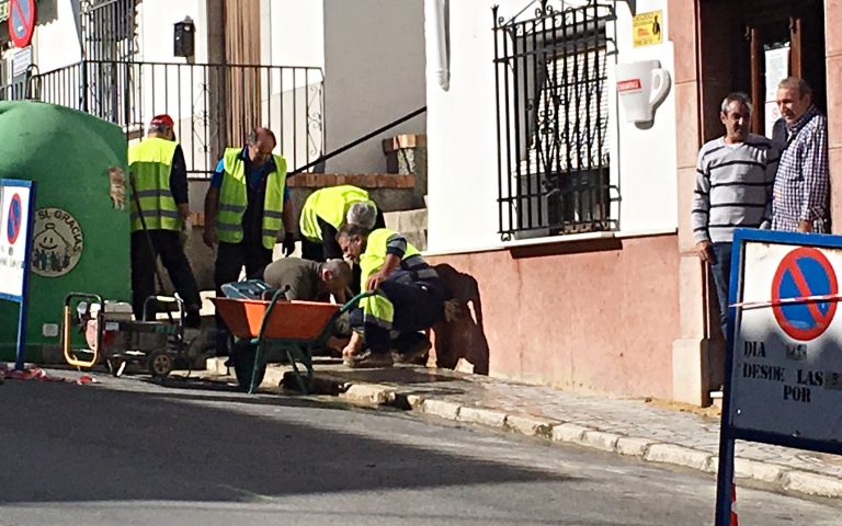 Obra PFEA calle Córdoba Antequera | @claveeconomica