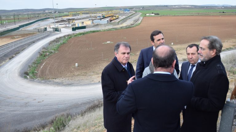 Visita institucional a los terrenos del Puerto Seco