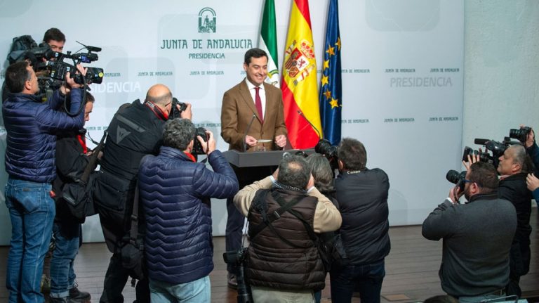 Juanma Moreno rueda prensa