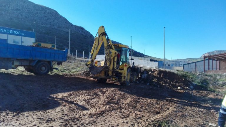 Inicio obras punto limpio Teba | @Clave_Economica