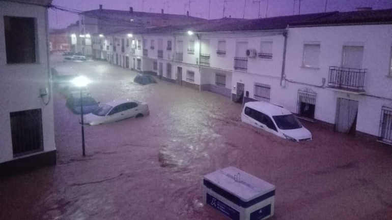 calle inundada Campillos | @Clave_Economica