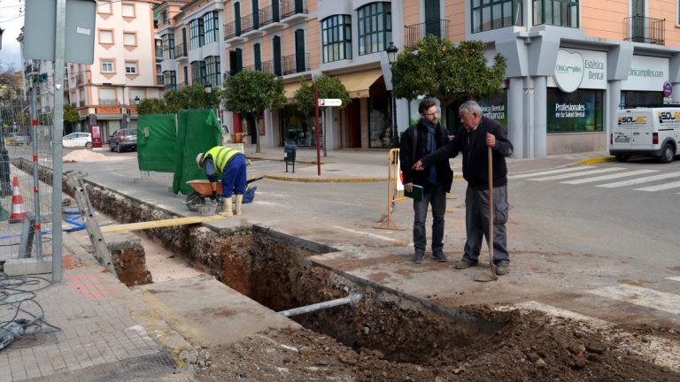obra red reutilización agua Campillos | @Clave_Economica