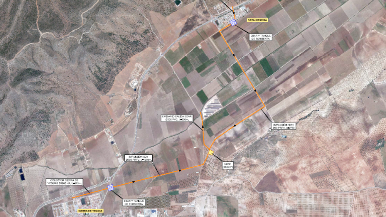 plano ubicación depuradora Sierra Yeguas | @Clave_Economica