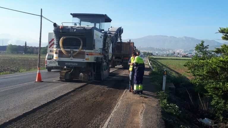 obras mejora antigua carretera Córdoba