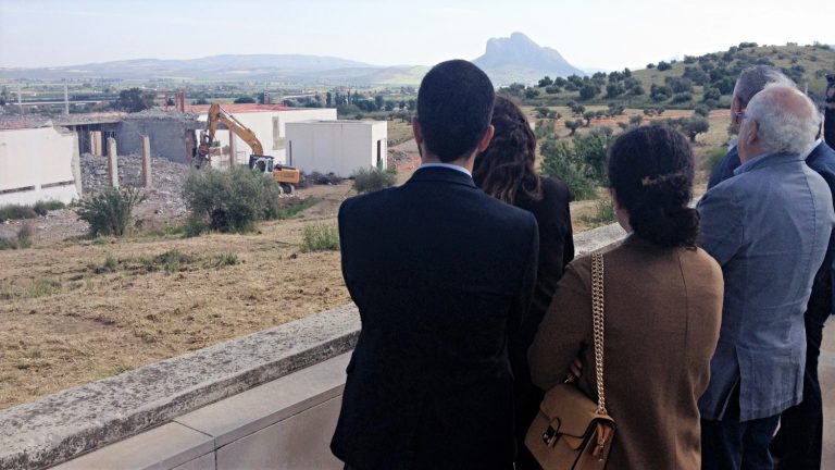 Representantes Junta y PSOE Antequera obras Museo Sitio Dólmenes | @Clave_Economica