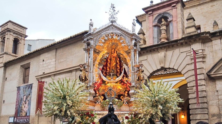 procesión Virgen Remedios Antequera 2018