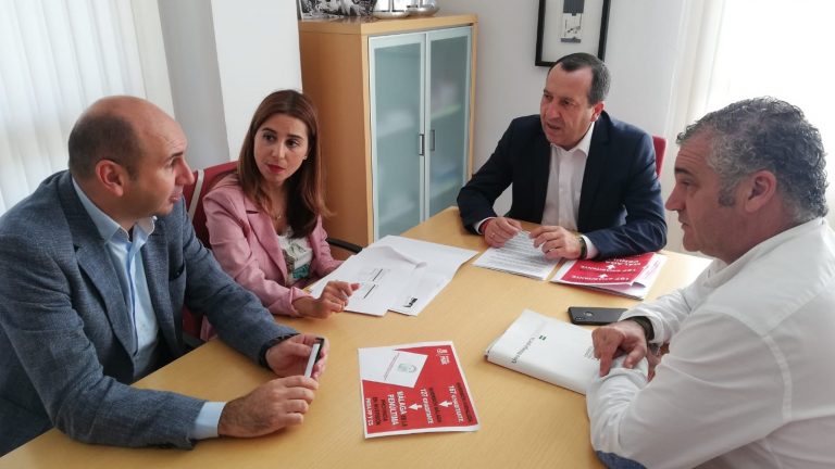 Ruiz Espejo con parlamentarios andaluces PSOE Málaga