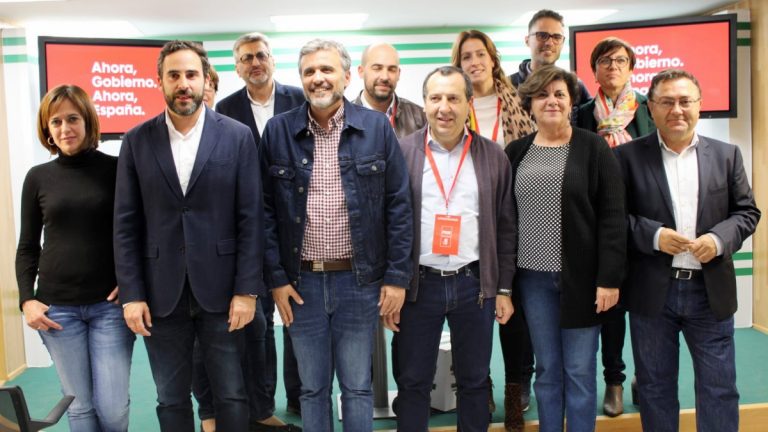 miembros PSOE noche electoral Elecciones Generales