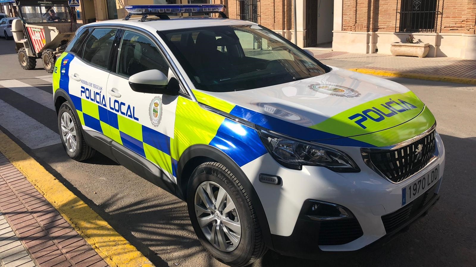 nuevo vehículo Policía Local Sierra Yeguas