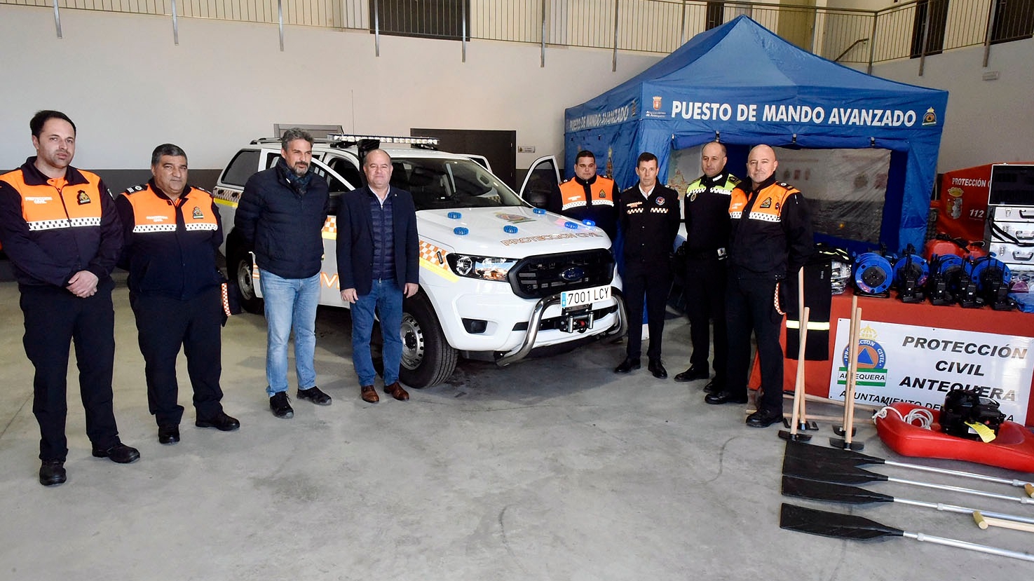 nuevo vehículo todoterreno Protección Civil Antequera