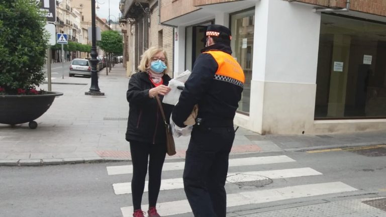 reparto mascarillas Antequera