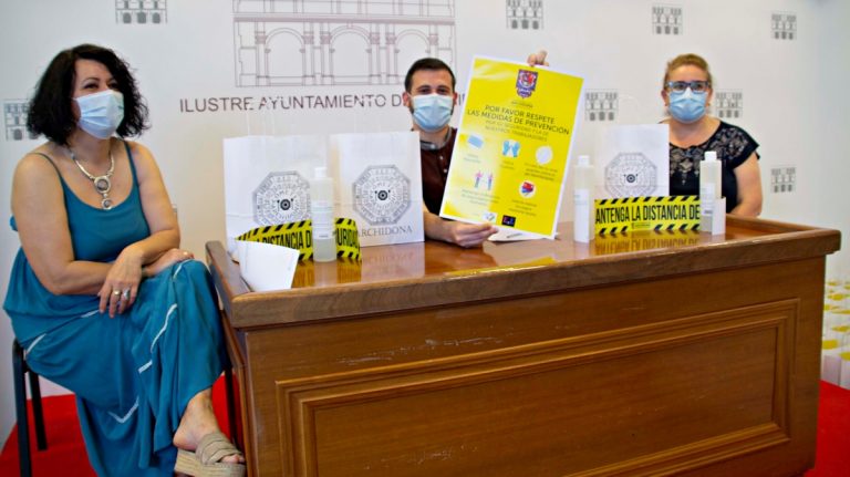 presentación campaña Archidona kit seguridad comercio