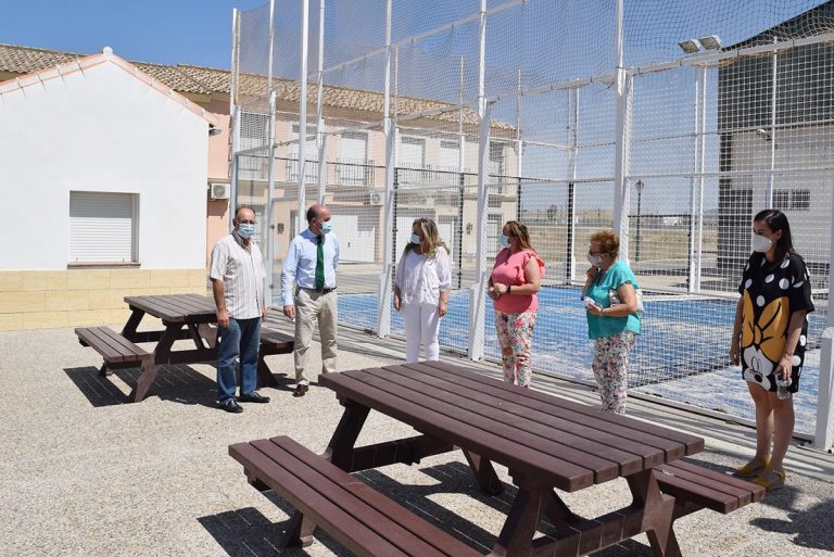 visita Manolo Barón y Ana Cebrián Bobadilla Estación