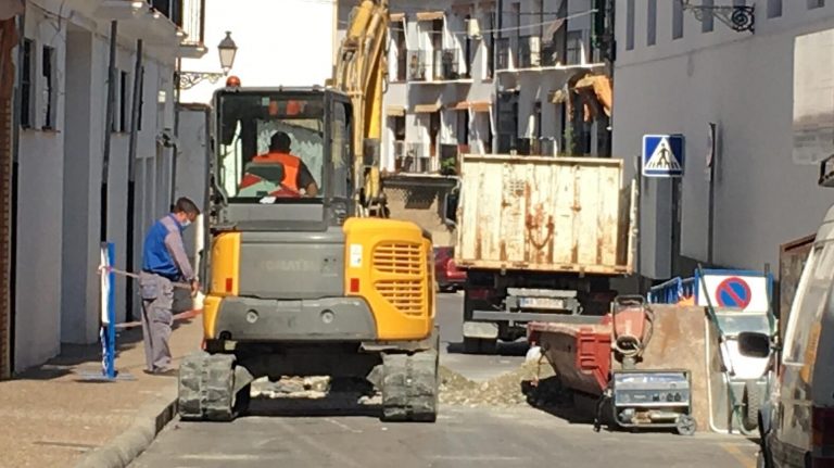 obras calle Obispo Antequera