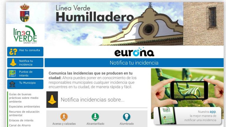 web Línea Verde Humilladero