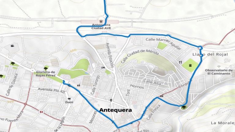 calle paso Vuelta ciclista Antequera 25 agosto 2021
