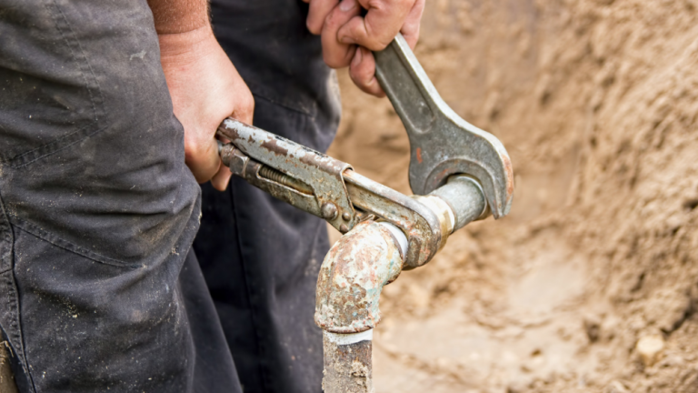 fontanero tubería calle