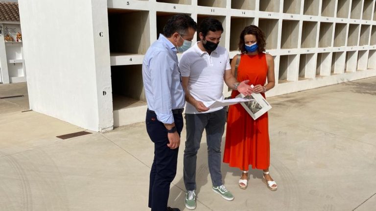 visita Diputación cementerio Villanueva del Rosario