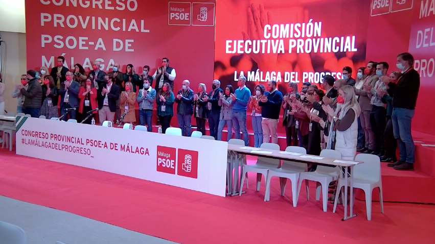 Nueva Comisión Ejecutiva PSOE Málaga (diciembre 2021)