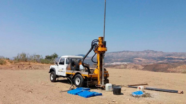 Sondeo nuevo depósito agua Casabermeja