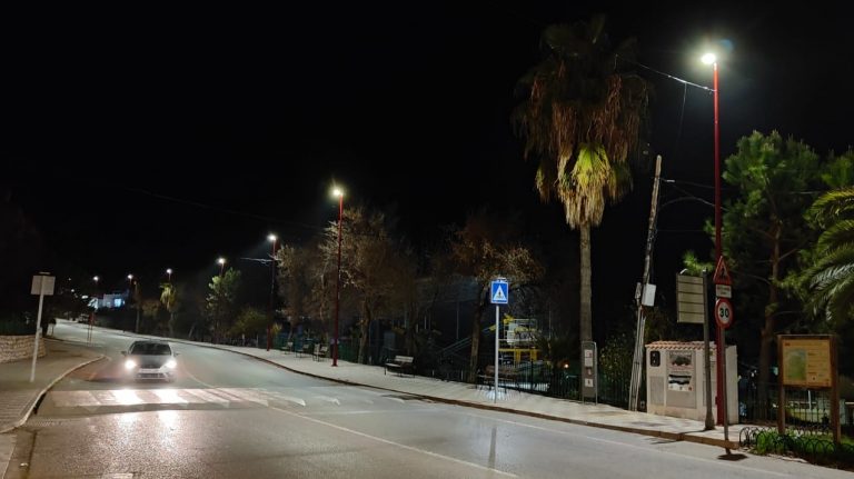 nuevas luminarias led de Cuevas de San Marcos