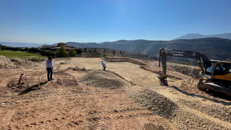 Construcción vivienda Andalucia Essence parcela Antequera Golf (octubre 2021)