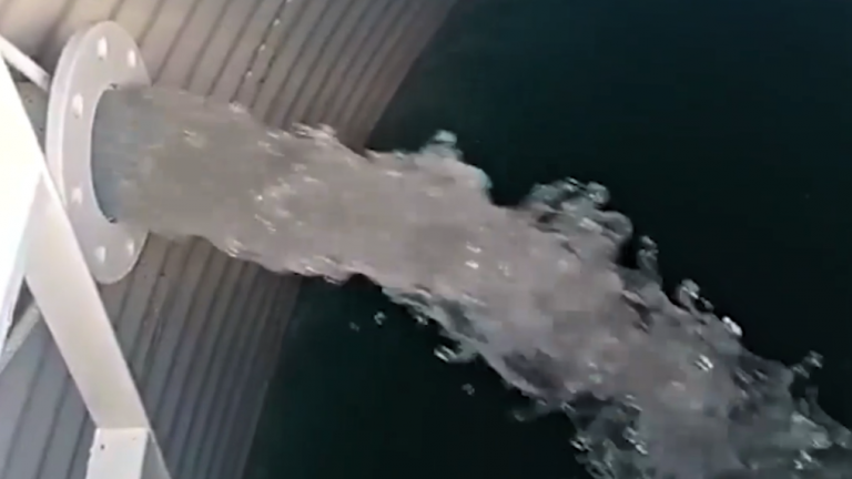 agua nuevo pozo Fuente de Piedra (enero 2022)