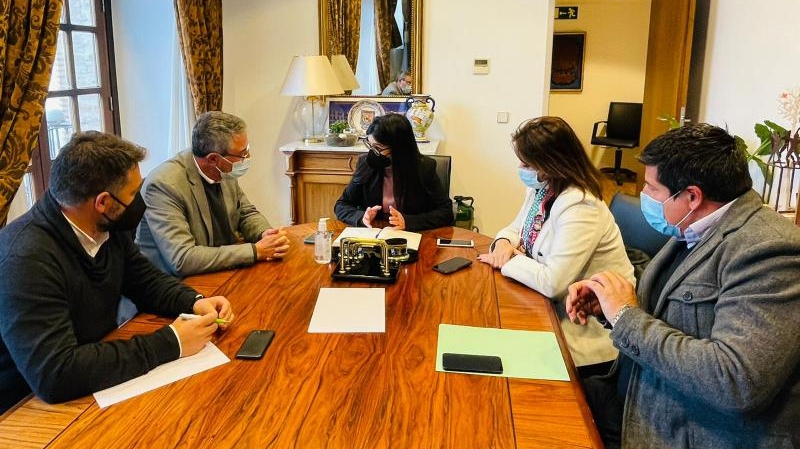 reunión Ayuntamiento Archidona con Diputación (enero 2022)