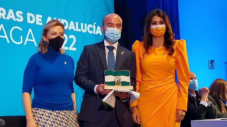 Entrega premio Bandera de Andalucía Málaga (febrero 2022)