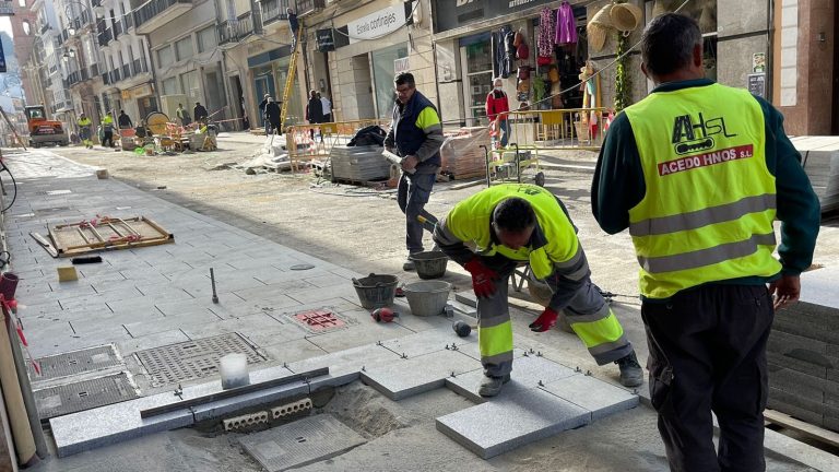 obras calle Infante don Fernando (febrero 2022)