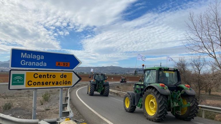tractorada protesta sector agrario Antequera
