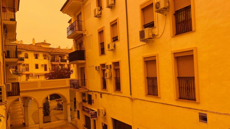 calima en Antequera