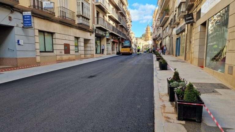 estado obras calle Infante don Fernando Antequera (marzo 2022)