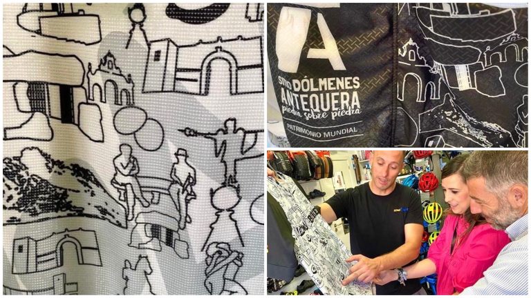 Maillot de Lemon Bike con monumentos de Antequera