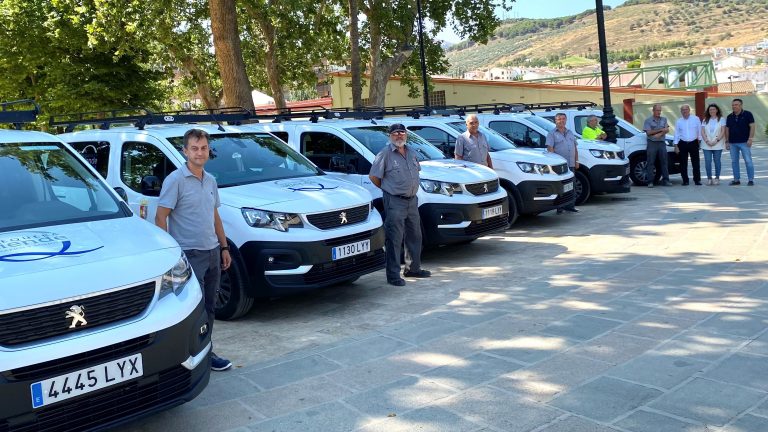 Presentación siete nuevos vehículos Servicios Operativos Ayuntamiento de Antequera (julio 2022)