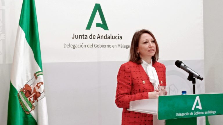 Patricia Navarro, en la Delegación del Gobierno de la Junta de Andalucía en Málaga