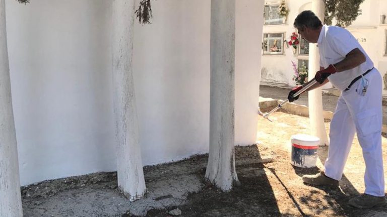 pintor del Ayuntamiento de Antequera (octubre 2021)