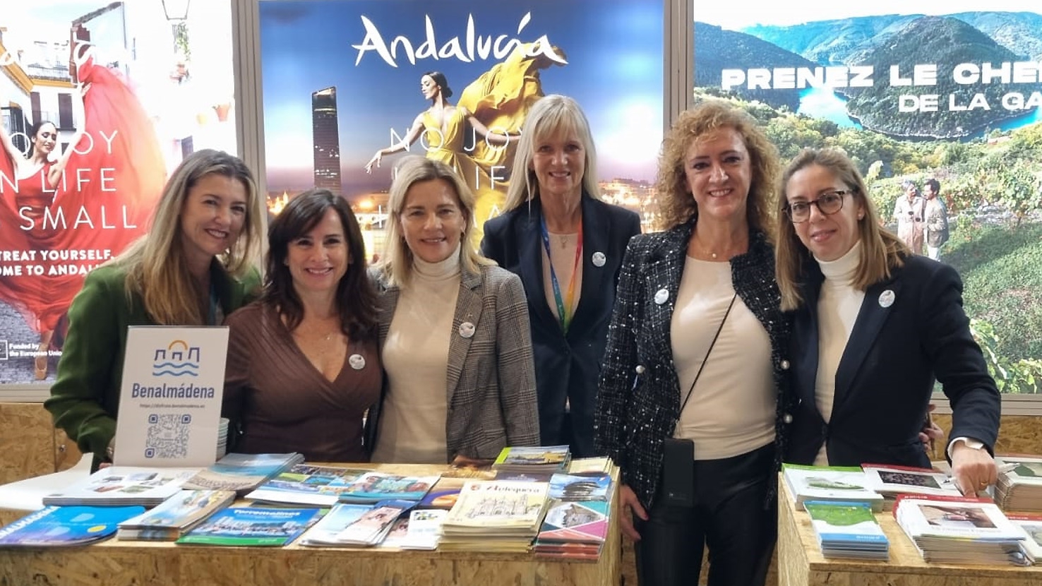 Mostradores de Turismo Andaluz en el Salon de Vacances de Bruselas (febrero 2023)