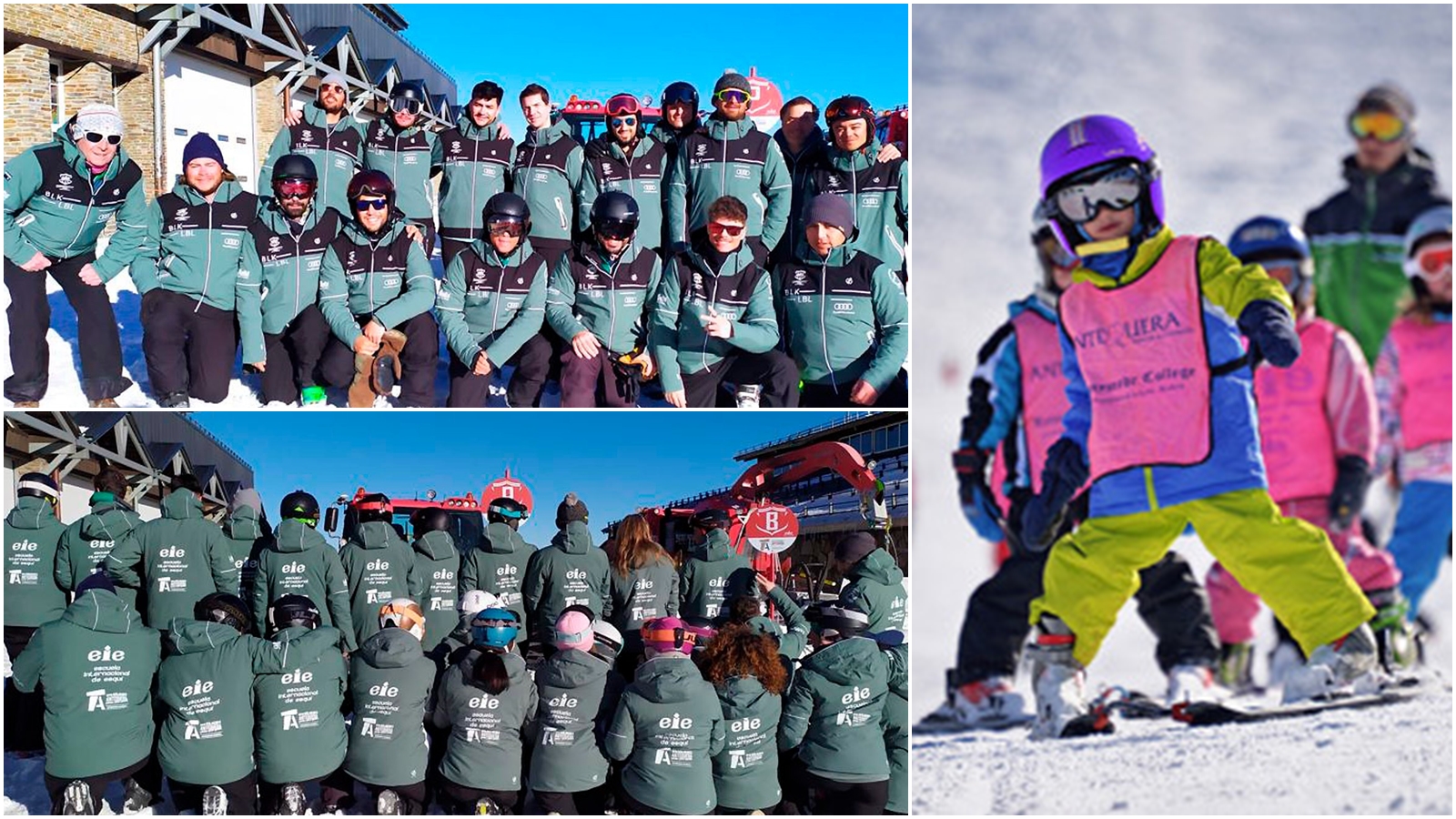 Patrocinio de Antequera a la Escuela Internacional de Esquí de Sierra Nevada (febrero 2023)