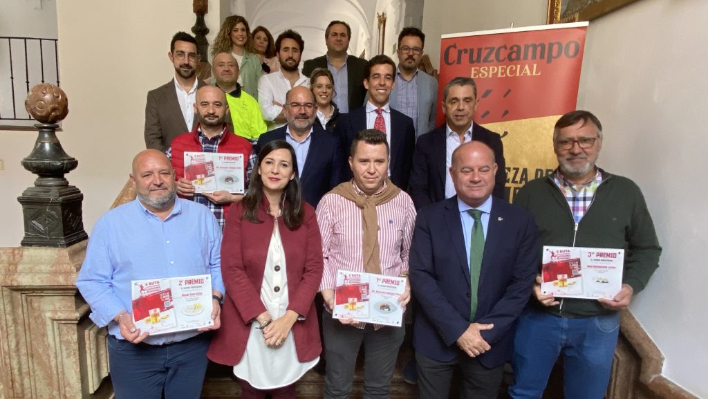Ganadores y organizadores de la X Ruta Gastroturística de Antequera