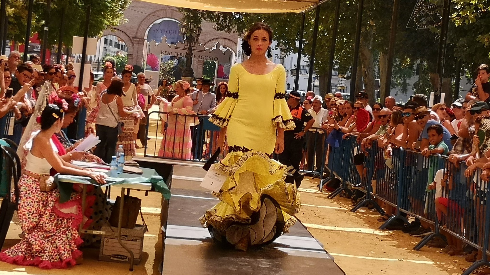 Concurso de traje de flamenca de la Real Feria de Agosto de Antequera