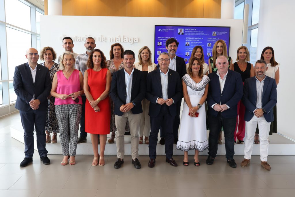 Nuevo equipo de Gobierno de la Diputación de Málaga para el mandato 2023 - 2027