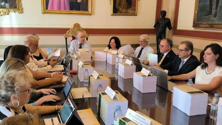 Reunión del pleno Consejo Andaluz de Colegios de Graduados Sociales en el Ayuntamiento de Antequera (julio 2023)