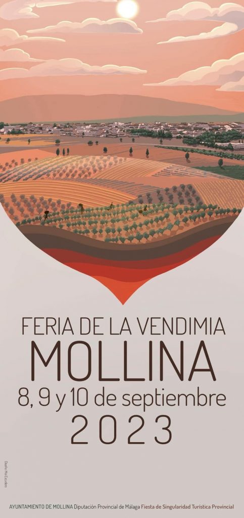 Cartel de la Feria de la Vendimia 2023, obra de Moi Escudero