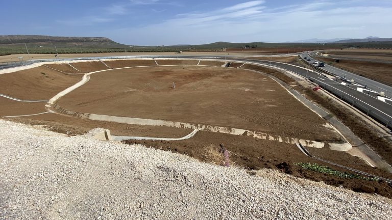 Viales del Puerto Seco (foto Ayuntamiento de Antequera) (octubre 2023)