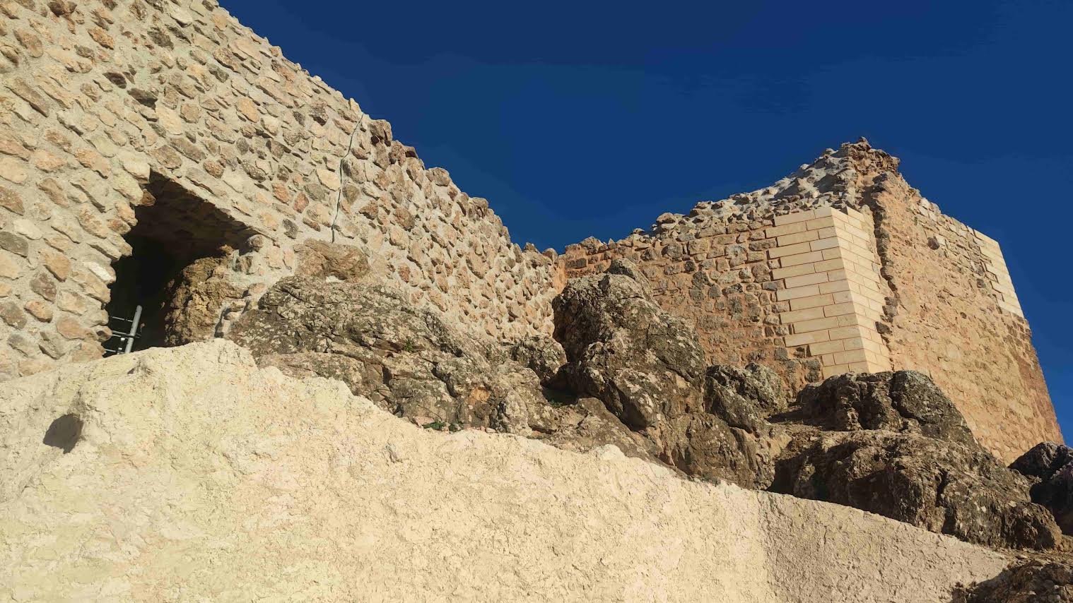 Zona rehabilitadas del Castillo de Archidona (octubre 2023)