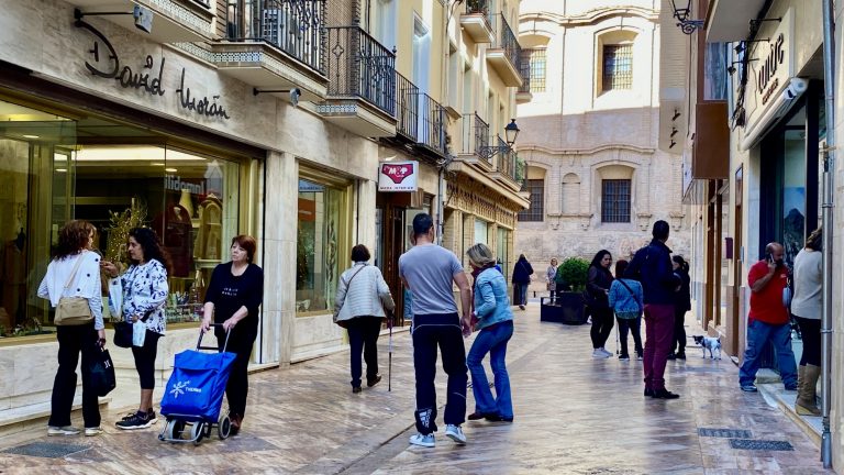 Comercios de la calle Duranes de Antequera