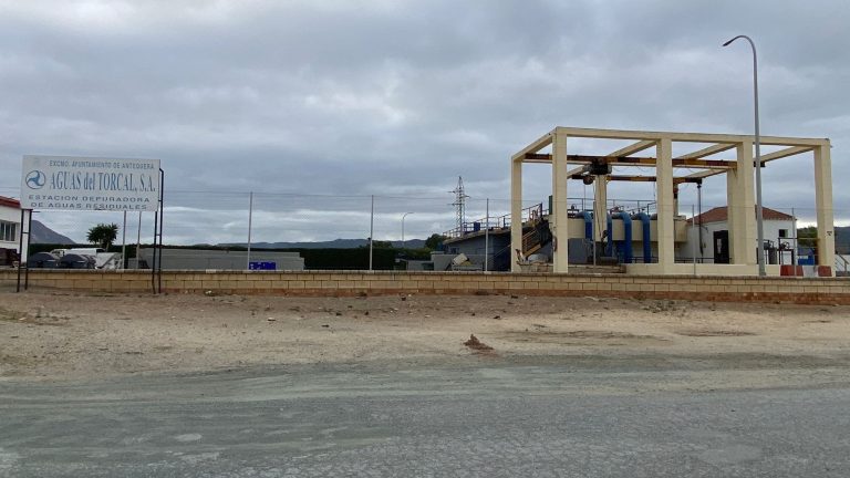 Instalaciones de la depuradora de Antequera (mayo 2024)