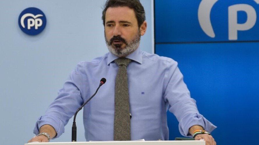 José Ramón Carmona, en la sede del PP de Málaga (enero 2024)